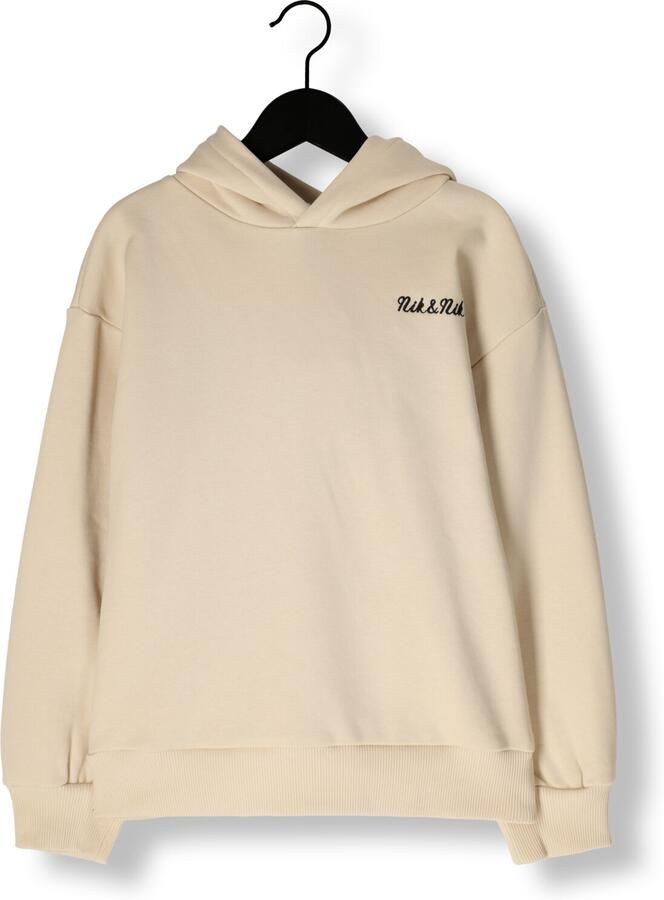 NIK & NIK Meisjes Truien & Vesten Novan Hoodie Creme - Foto 4