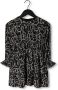 NIK&NIK A-lijn jurk Karla met all over print zwart Meisjes Polyester Ronde hals 128 - Thumbnail 1