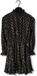 NIK&NIK A-lijn jurk Wendy van gerecycled polyester zwart
