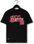 NIK & NIK Jongens Polo's & T-shirts High Key T-shirt Zwart - Thumbnail 1