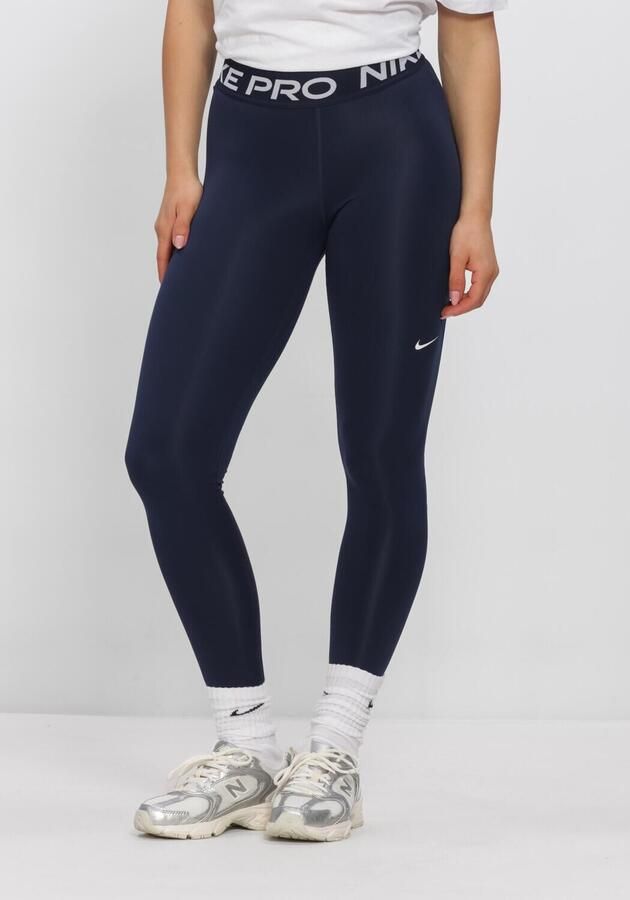Nike Legging halfhoge taille en met mesh vlakken voor dames Pro Obsidian White- Dames Obsidian White