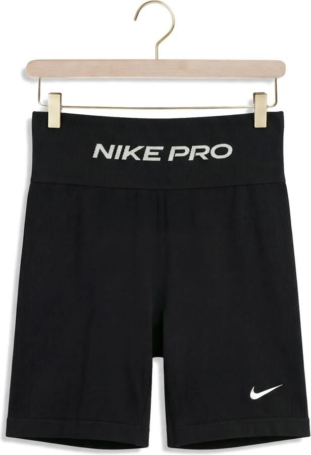 NIKE Dames Broeken Pro Seamless Short Zwart - Foto 4