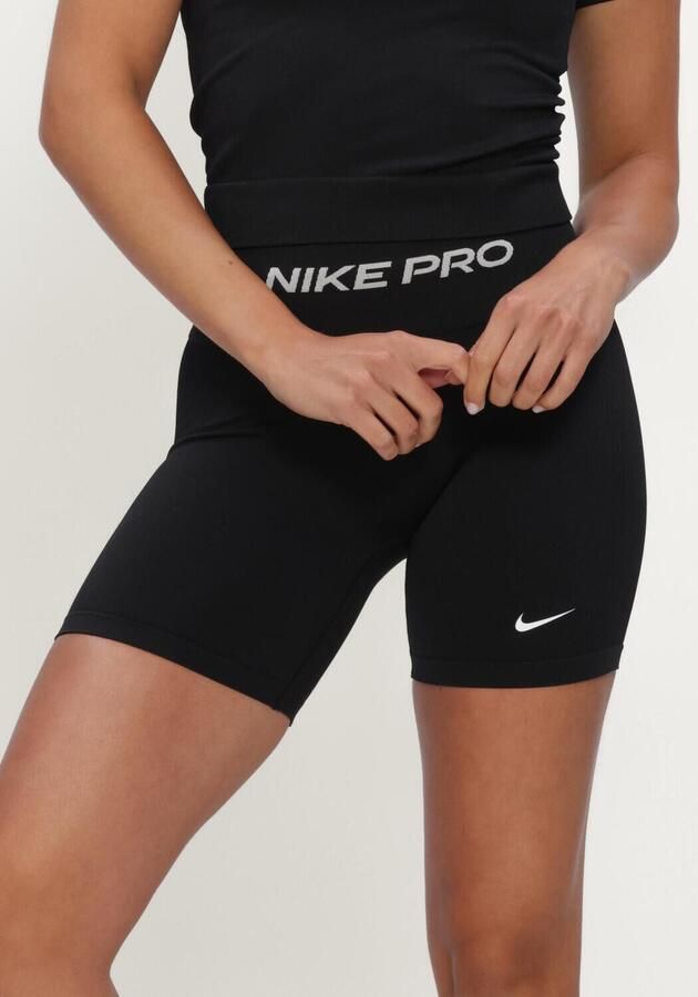 NIKE Dames Broeken Pro Seamless Short Zwart - Foto 3