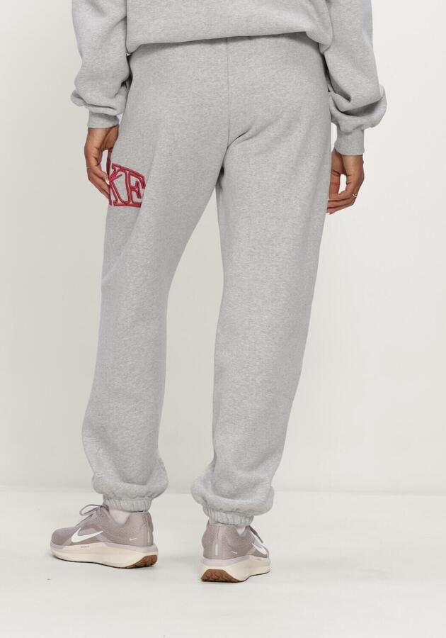 NIKE Dames Broeken Studio Fleece Middelzwaar 'graphic Pack' Lichtgrijs - Foto 2