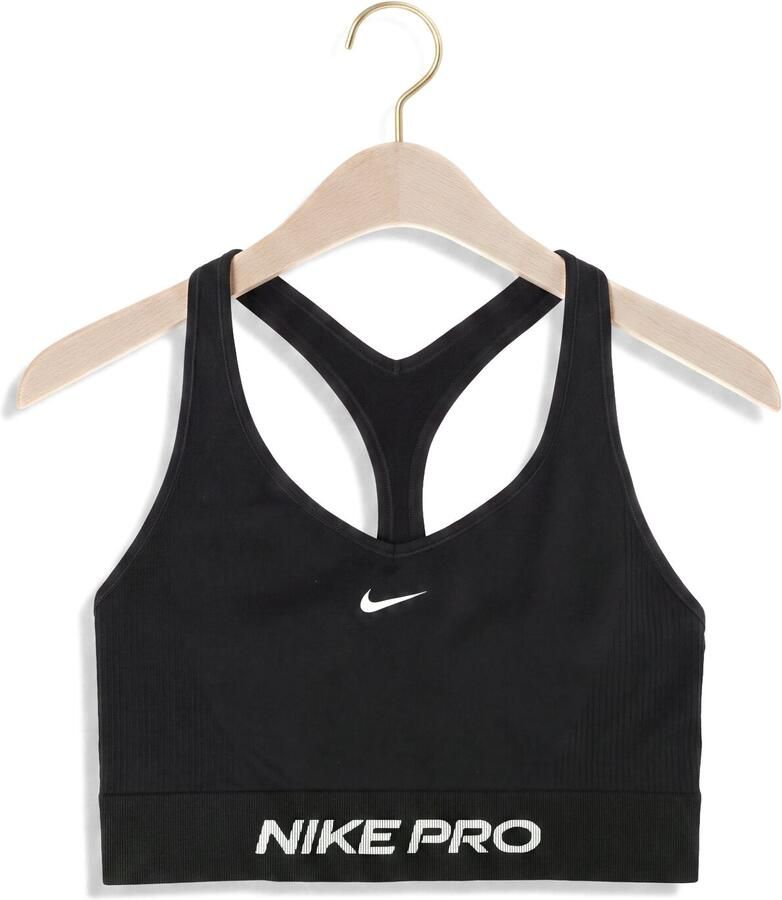 NIKE Dames Tops & T-shirts Pro Seamless Zwart - Foto 2