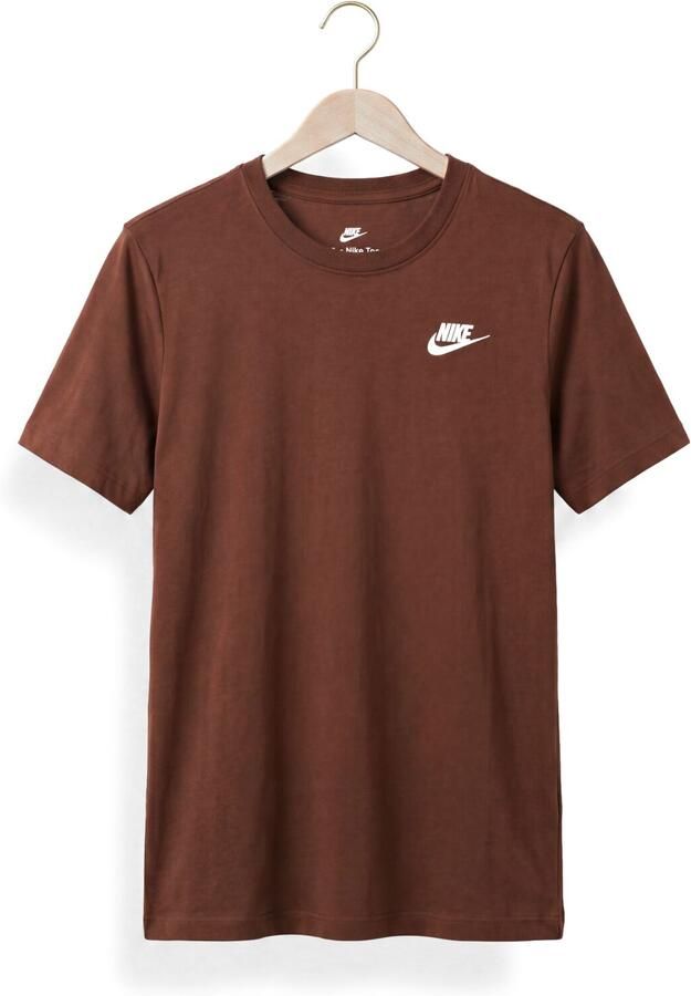 NIKE Dames Tops & T-shirts Sportswear Club Essentials Bruin - Foto 4