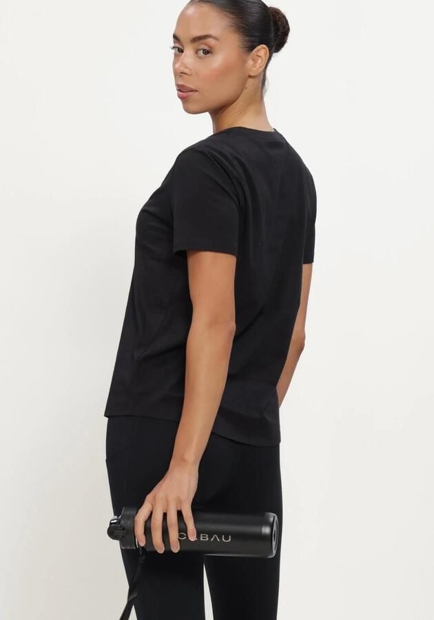 NIKE Dames Tops & T-shirts Sportswear Club Essentials Zwart - Foto 2