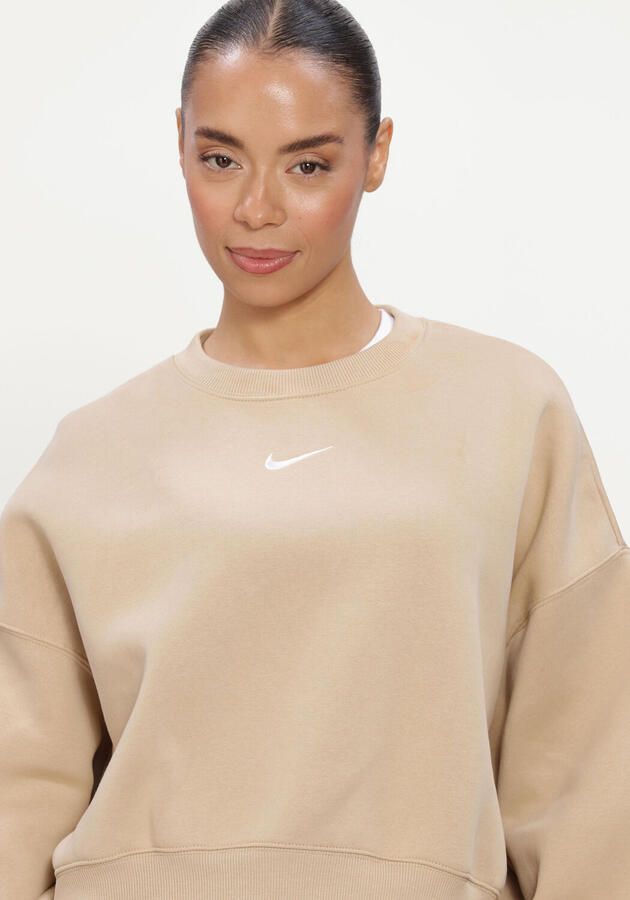 Nike Phoenix Fleece extra oversized sweatshirt met ronde hals voor dames Bruin - Foto 3