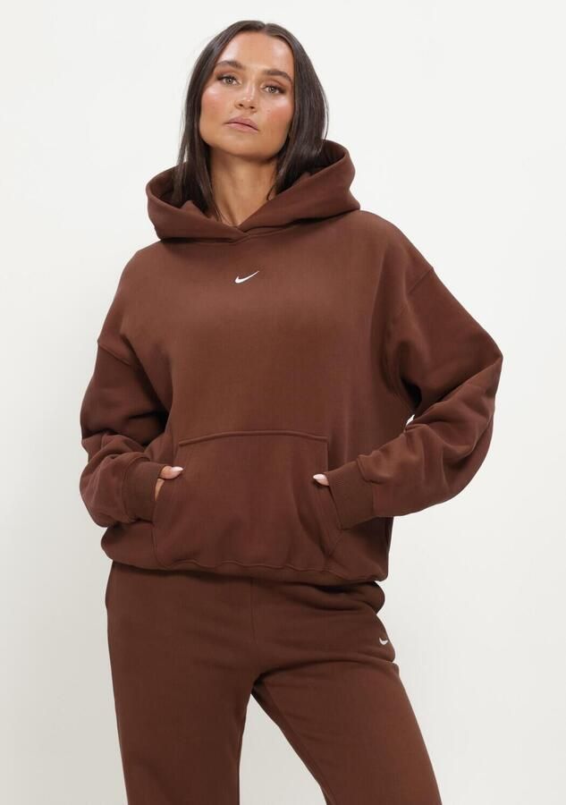 NIKE Dames Truien & Vesten Studio Fleece Bruin