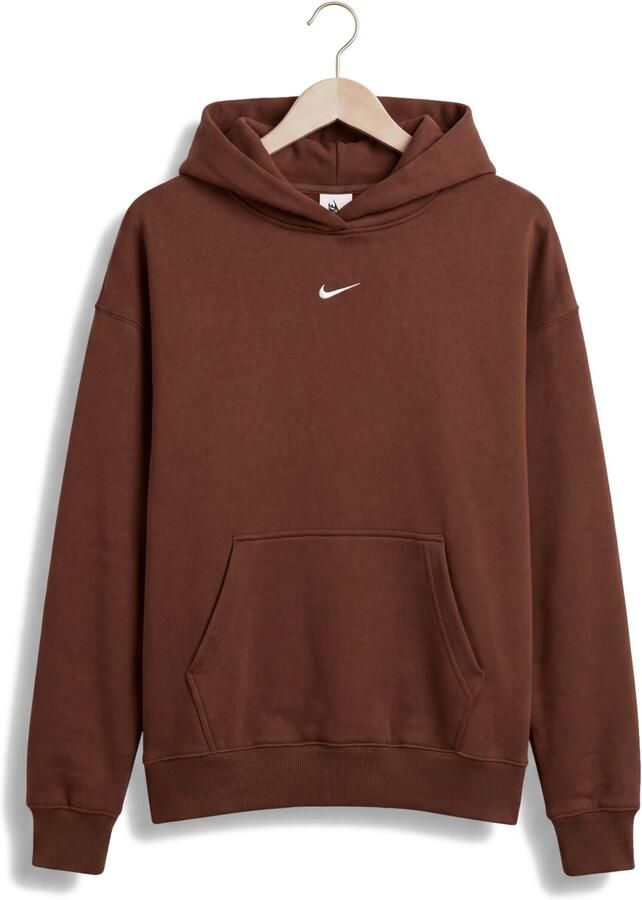 NIKE Dames Truien & Vesten Studio Fleece Bruin - Foto 2
