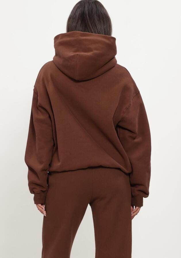 NIKE Dames Truien & Vesten Studio Fleece Bruin - Foto 3