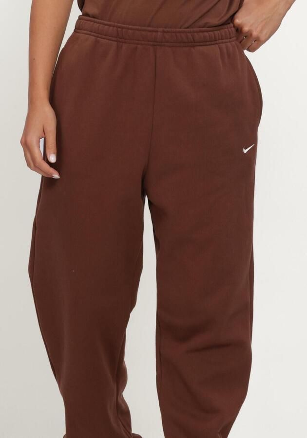 NIKE Dames Truien & Vesten Studio Fleece Bruin - Foto 3