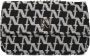 NIKKIE crossbody tas Tweed met all-over logoprint zwart wit - Thumbnail 1