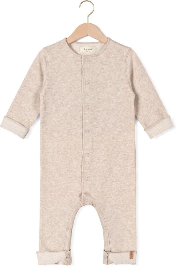 NIXNUT Baby Rompers Born Onesie Beige