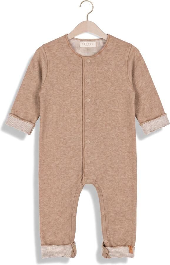 NIXNUT Baby Rompers Born Onesie Beige