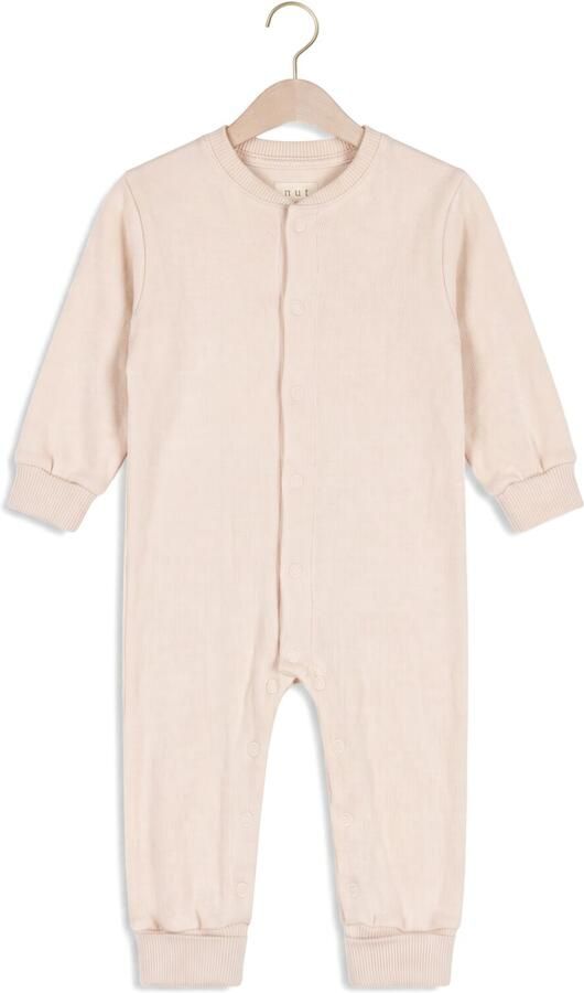 NIXNUT Baby Rompers Snap Onesie Beige