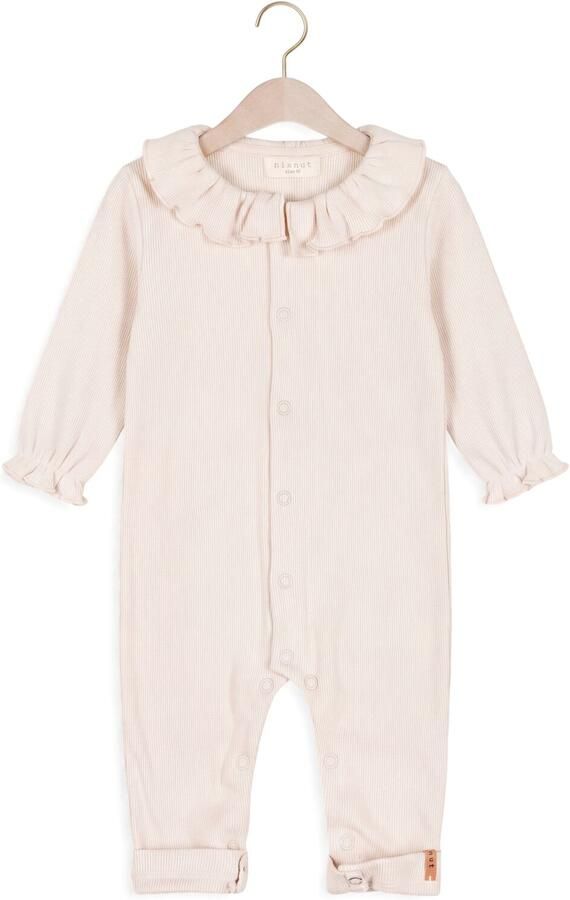 NIXNUT Baby Rompers Tuc Onesie Creme