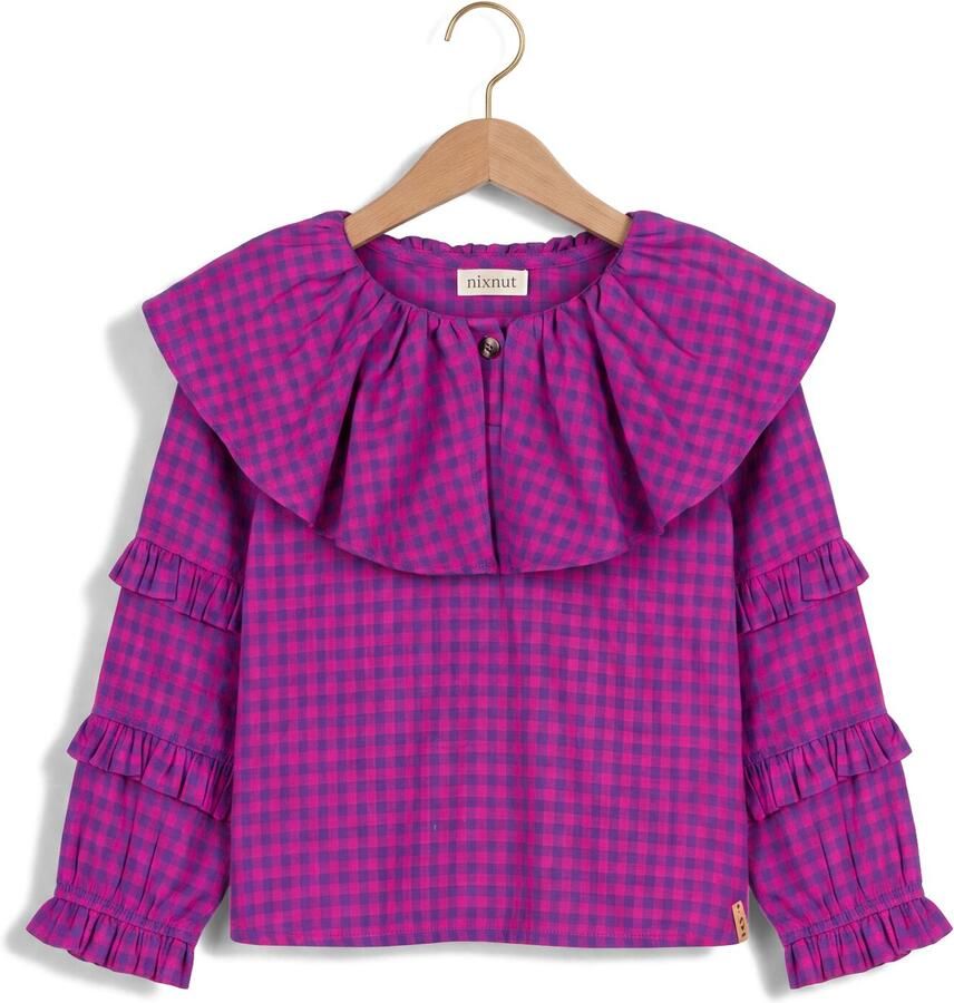 NIXNUT Meisjes Blouses Les Blouse Roze