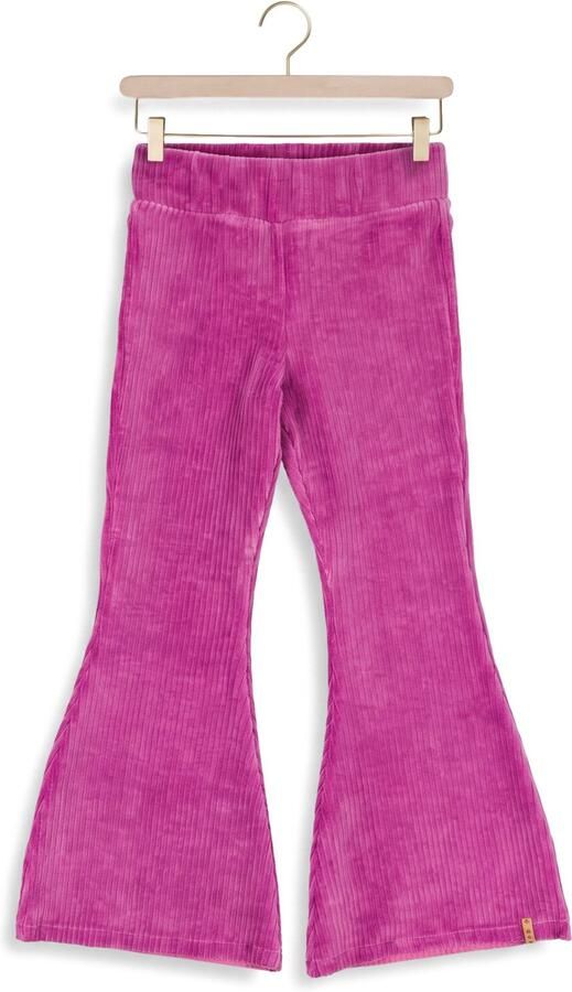 NIXNUT Meisjes Broeken Basic Flared Fuchsia