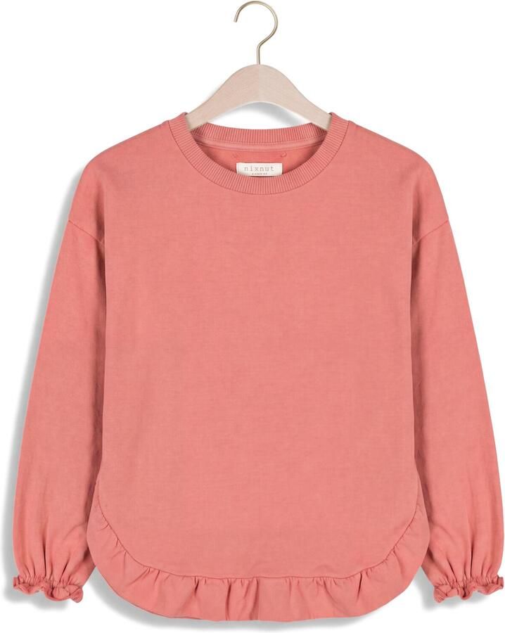 NIXNUT Meisjes Truien & Vesten Ruffled Sweater Roze