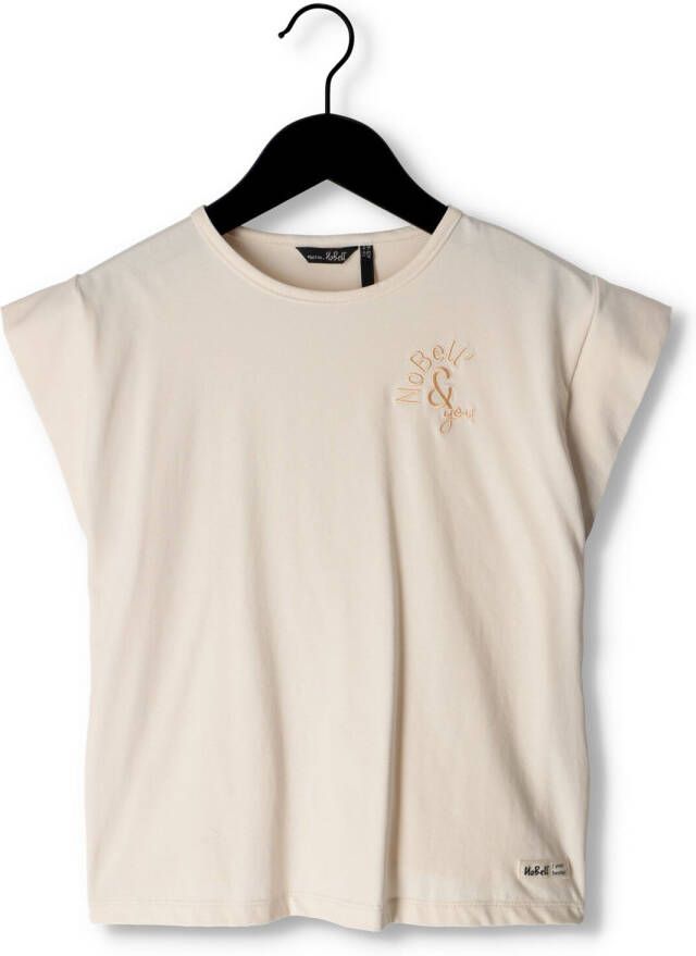 NOBELL Meisjes Tops & T-shirts Kila Tshirt Padded Beige