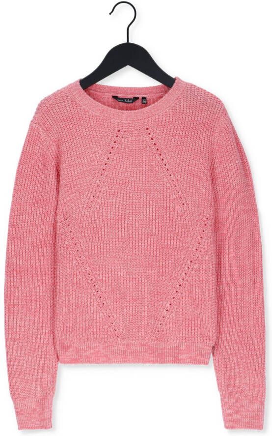 Nobell Roze Trui Kiara Heavy Knit Sweater