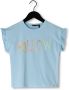 NONO Meisjes Tops & T-shirts Kanou Tshirt Short Ruffled Sleeve Blauw - Thumbnail 1