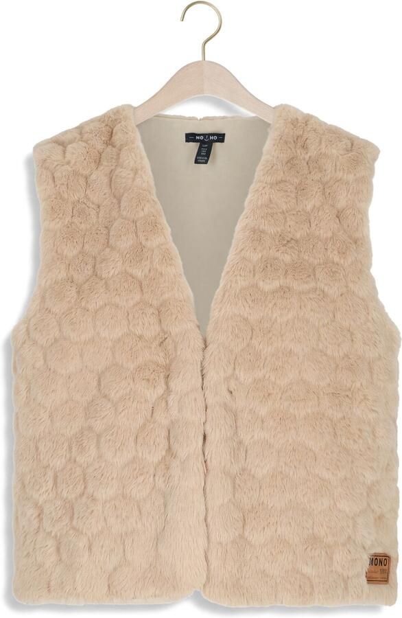 NONO Meisjes Blazers Kath Fur Gilet Beige