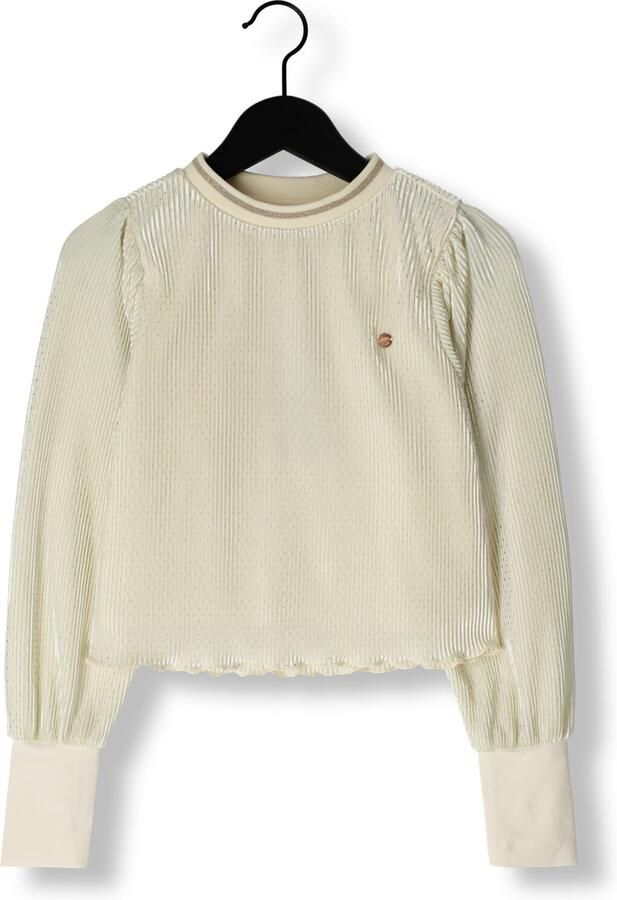 NONO Meisjes Blouses Tisja Plissee Blouse Goud - Foto 2