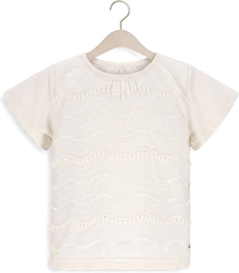 NONO Meisjes Blouses Tobi Blouse Gebroken Wit - Foto 2
