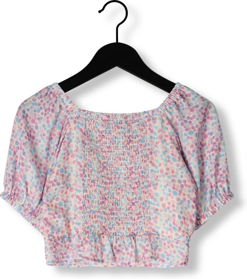 NONO Meisjes Blouses Tomas Cropped Blouse Blauw