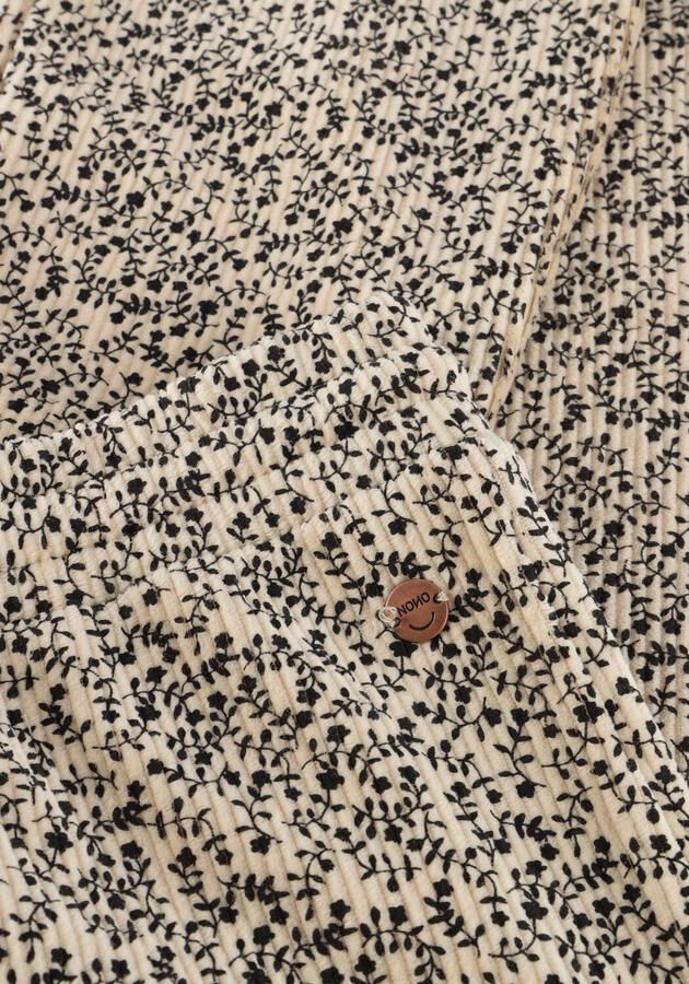 NONO Meisjes Broeken Sady Rib Jersey Flared Pants Creme