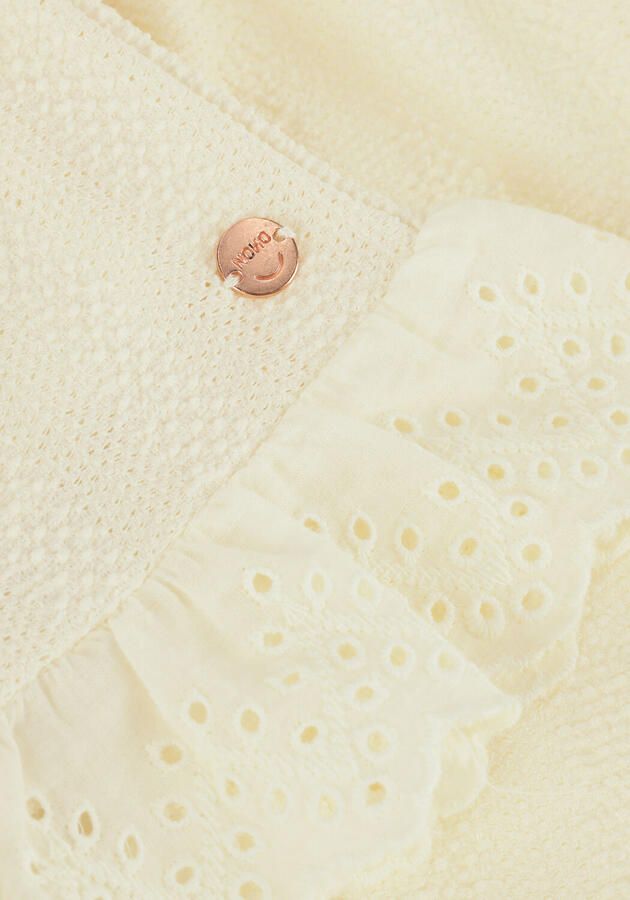 NONO Meisjes Broeken Sara Structured Short Creme