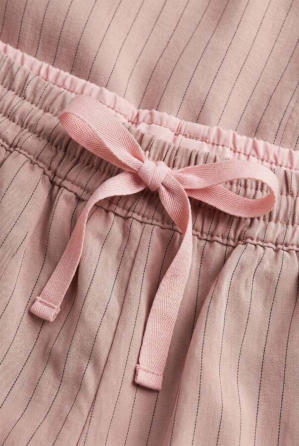 NONO Meisjes Broeken Sarah Pinstripe Pants With Contrast Waistband Roze - Foto 2