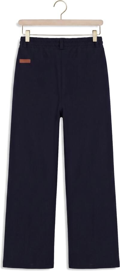 NONO Meisjes Broeken Sayla Wide Leg Pants Donkerblauw - Foto 2