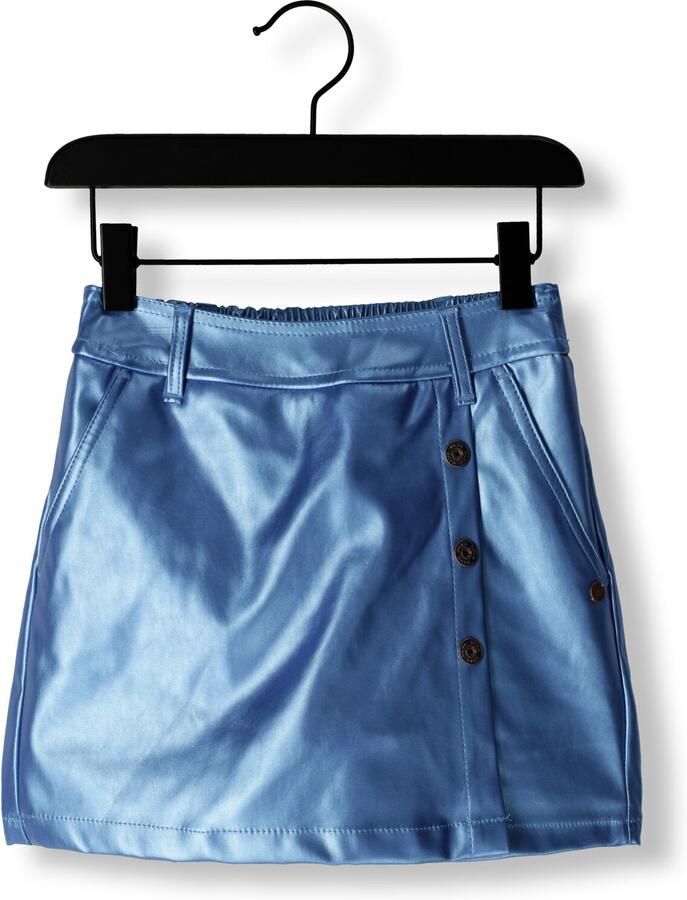 NONO Meisjes Broeken Simay Fake Leather Skort Kobalt - Foto 3
