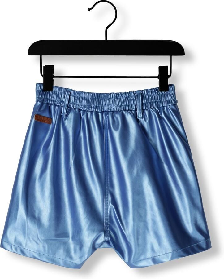NONO Meisjes Broeken Simay Fake Leather Skort Kobalt