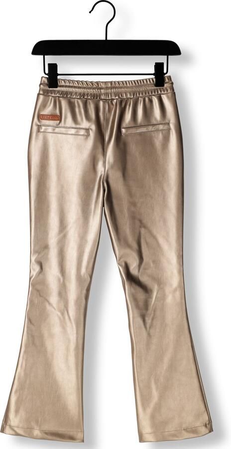 NONO Meisjes Broeken Suna Coated Flared Pants Brons - Foto 3