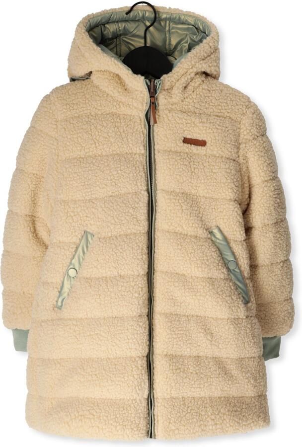 NONO Meisjes Jassen Betty Reversible Hooded Mid Long Jacket + Bag Mint - Foto 2