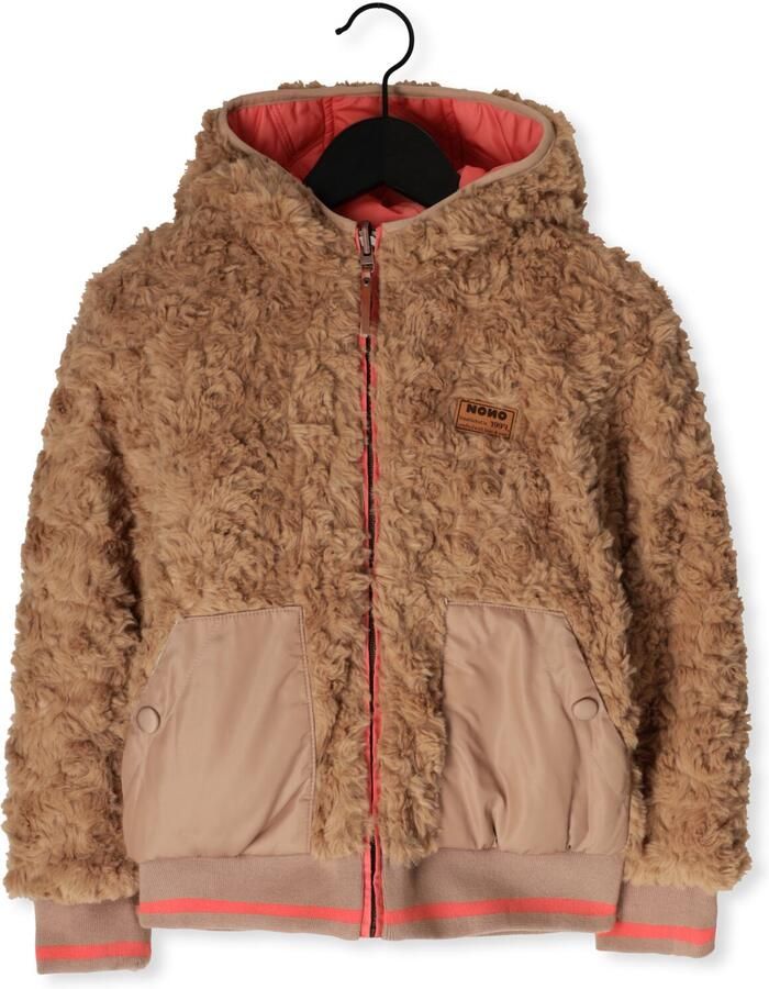 NONO Meisjes Jassen Bomby Reversible Hooded Bomber Jacket Roze - Foto 1