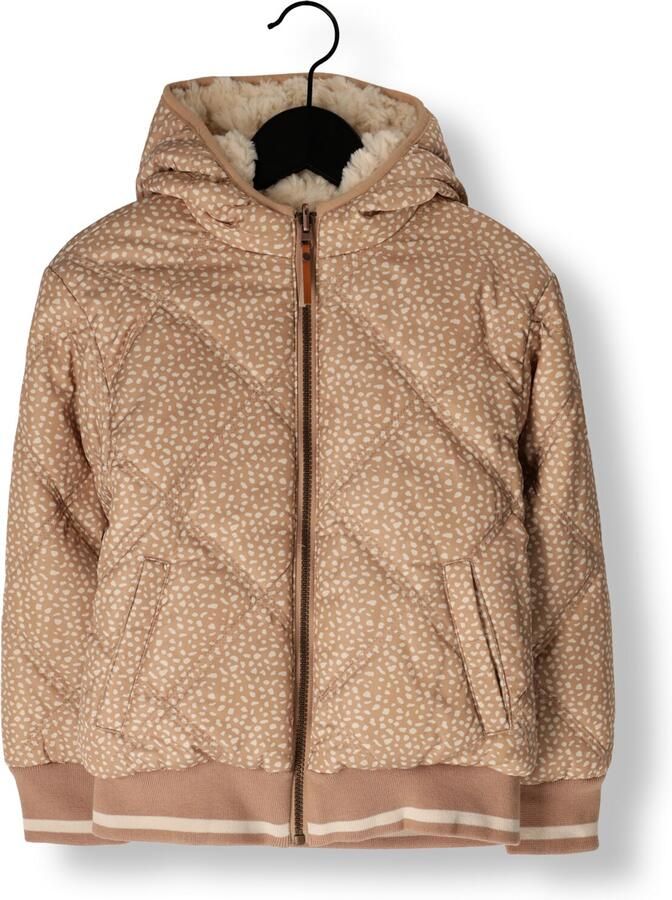 NONO Meisjes Jassen Bomby Reversible Hooded Bomber Jacket Zand - Foto 3