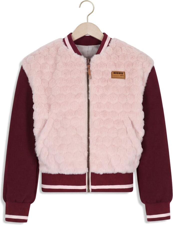 NONO Meisjes Jassen Darling Furry Indoorjacket Roze