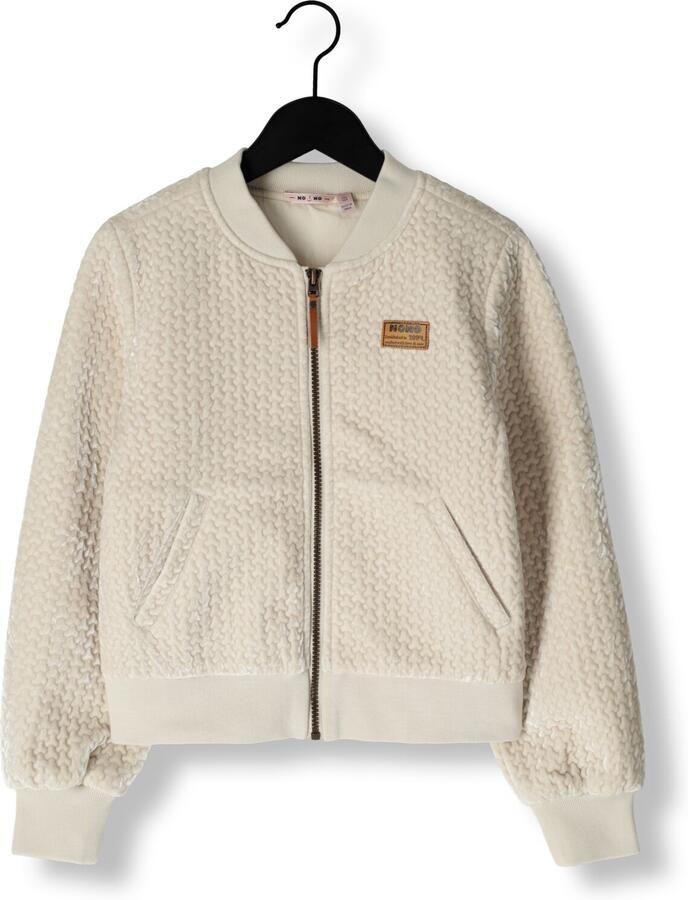 NONO Meisjes Jassen Doris Velvet Jacket Gebroken Wit - Foto 3