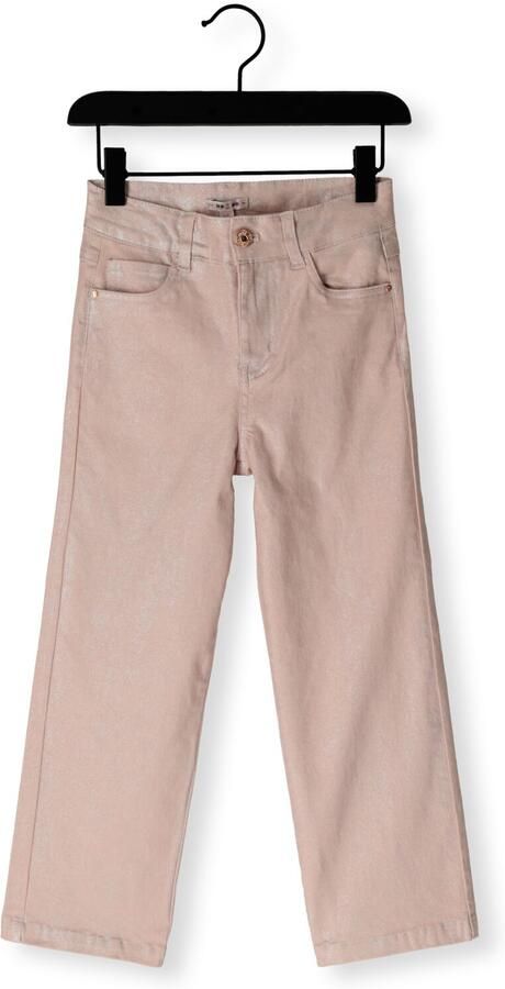 NONO Meisjes Jeans Siam Foilcoated Stretch Twill Pants Roze
