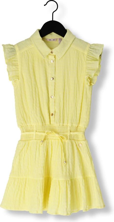 NONO Meisjes Jurken Minou Dress Geel - Foto 4