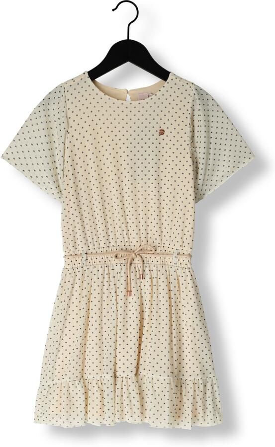 NONO Meisjes Jurken Mireal Mesh Dress Ecru - Foto 2