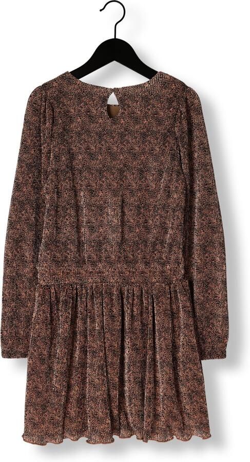 NONO Meisjes Jurken Miron Aop Leopard Plissee Dress Multi