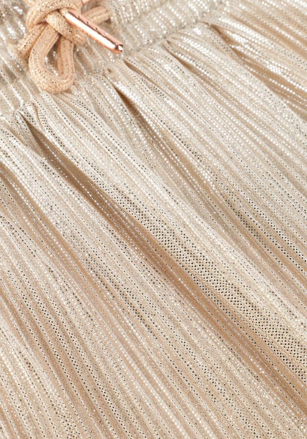 NONO Meisjes Rokken Nele Metallic Plissee Skirt Goud - Foto 3
