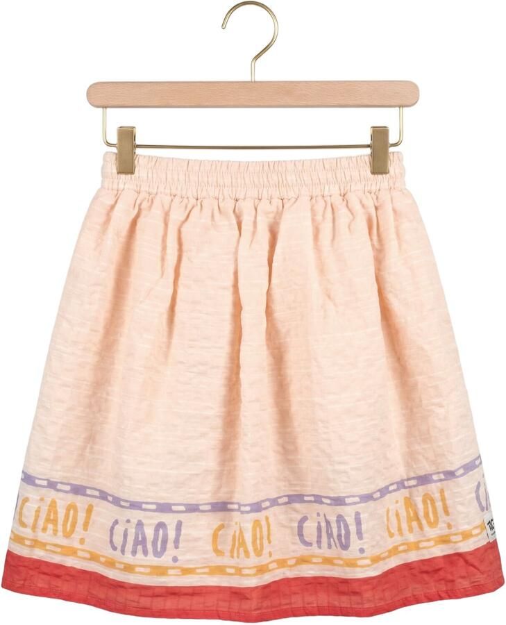 NONO Meisjes Rokken Ninu Skirt With Ciao Border Print Lichtroze - Foto 2