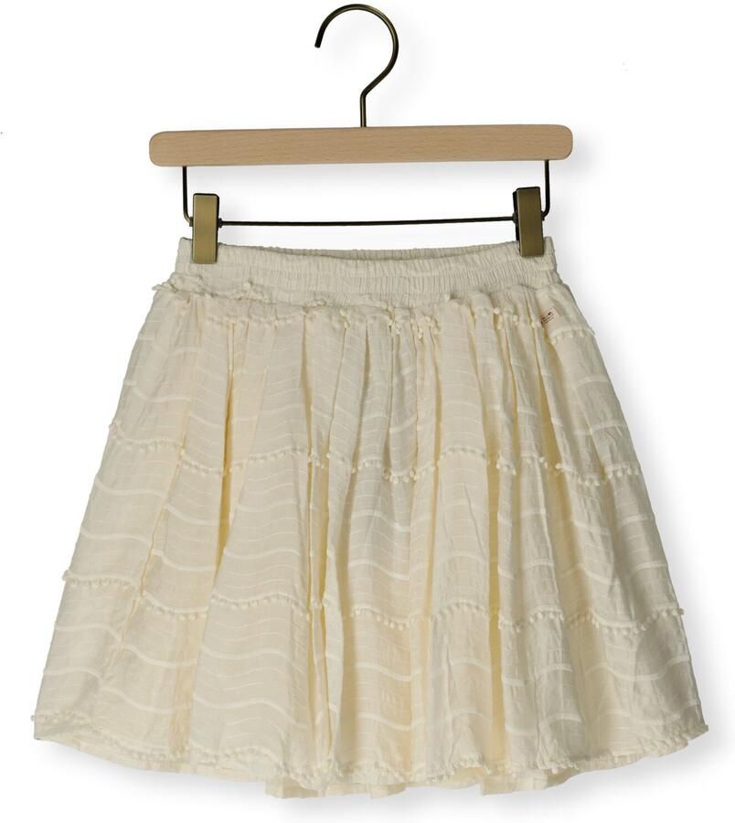NONO Meisjes Rokken Ninu Skirt With Pompoms Ecru
